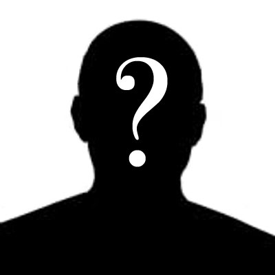 Silhouette question mark