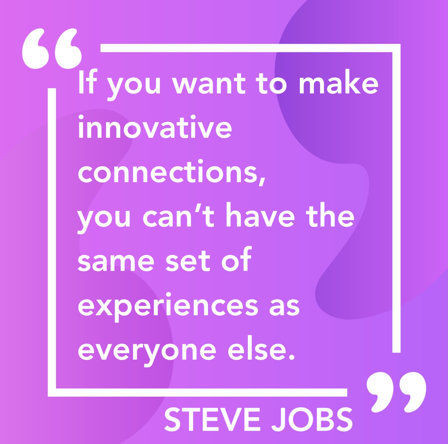 steve jobs quote on innovation