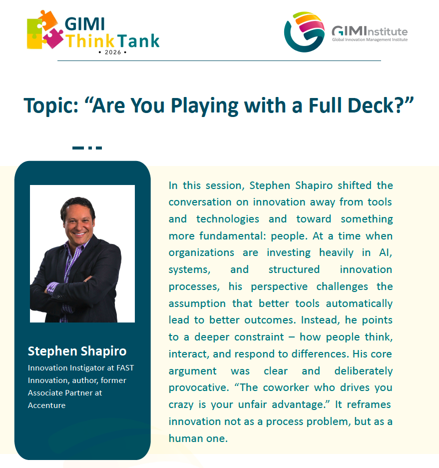 Full Deck Speech Synopsis