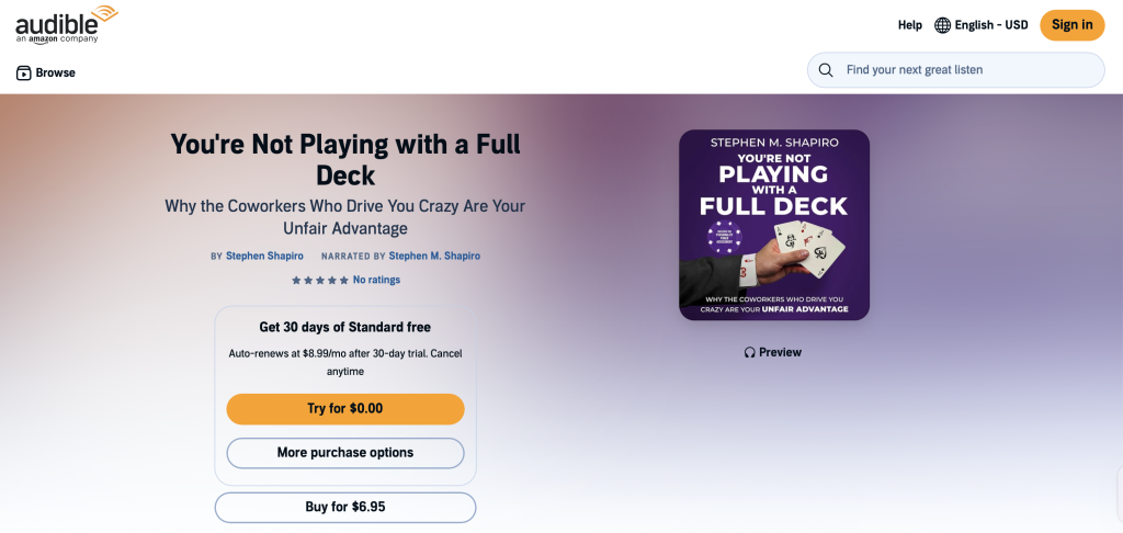 Audiobook Available