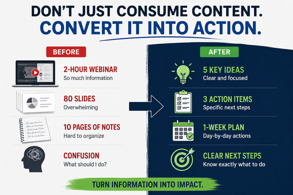 Turn Video Into Action Plan