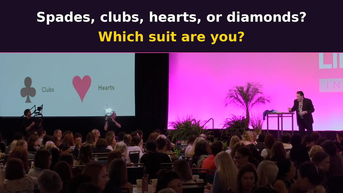 The Four Suits of Personality Poker